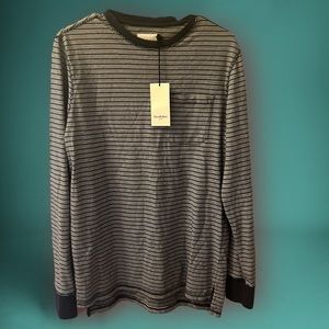 Goodfellow & Co. Long Sleeve Striped Jersey With Pocket. Brand New. Size Small.